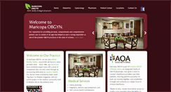 Desktop Screenshot of maricopaobgyn.com